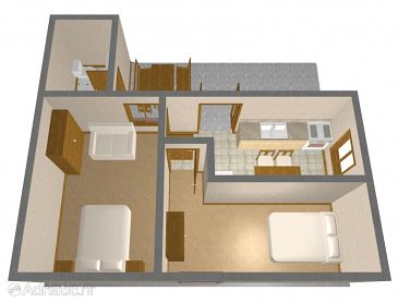 House K-391 - Vacation Rentals Ilovik (Lošinj - Ilovik) - 391