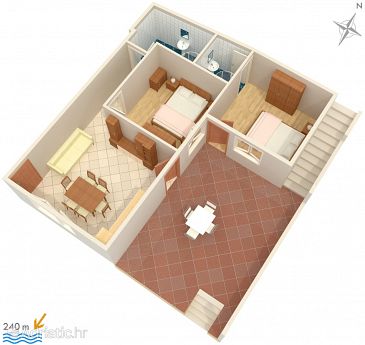 Apartment A-4049-b - Apartments Sveta Nedilja (Hvar) - 4049