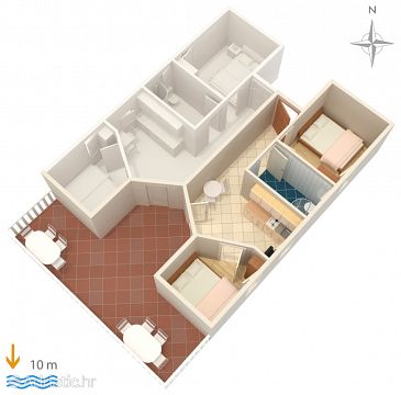 Apartment A-4063-b - Apartments Stara Novalja (Pag) - 4063