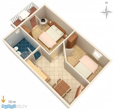 Apartment A-4063-c - Apartments Stara Novalja (Pag) - 4063