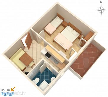 Apartment A-4097-a - Apartments Novalja (Pag) - 4097