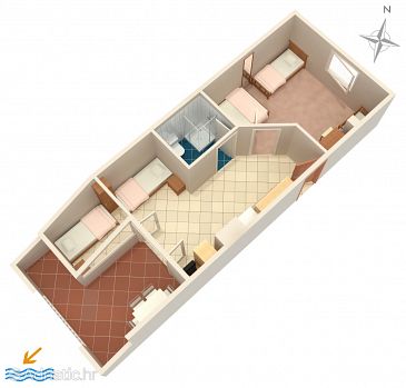 Apartment A-4098-b - Apartments Mandre (Pag) - 4098