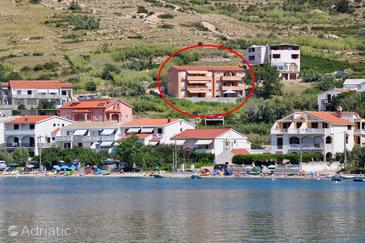 Property - Apartments 4115 Property Metajna (Pag) - Accommodation 4115 - Apartments with sandy beach.