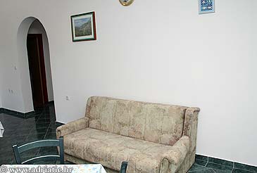 Living room Stara Novalja, Living room u smještaju tipa apartment.
