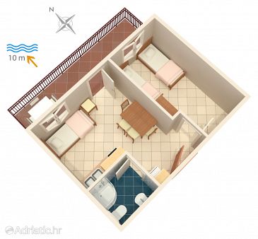 Apartment A-4189-d - Apartments Bilo (Primošten) - 4189