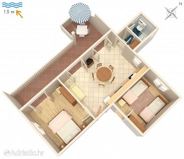 Apartment A-4253-a - Apartments Ražanj (Rogoznica) - 4253