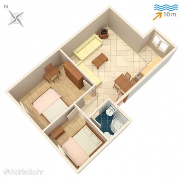 Apartment A-4255-a - Apartments Rogoznica (Rogoznica) - 4255