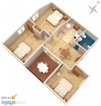 Apartment A-4303-a - Apartments Biograd na Moru (Biograd) - 4303