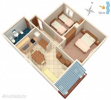 Apartment A-4451-b - Apartments Korčula (Korčula) - 4451