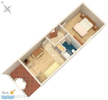 Apartment A-448-c - Apartments and Rooms Uvala Soline (Dugi otok) - 448