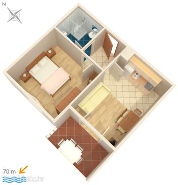 Apartment A-448-e - Apartments and Rooms Uvala Soline (Dugi otok) - 448