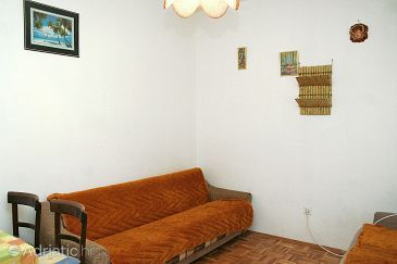 Living room Orebić, Living room u smještaju tipa apartment.