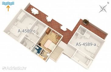 Studio flat AS-4589-b - Apartments Jelsa (Hvar) - 4589