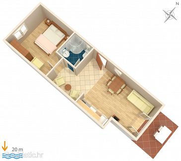 Apartment A-4608-a - Apartments Jelsa (Hvar) - 4608