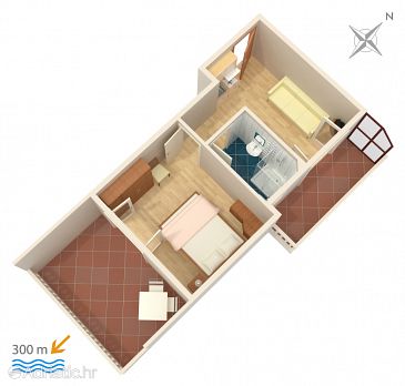 Apartment A-4650-d - Apartments Duće (Omiš) - 4650