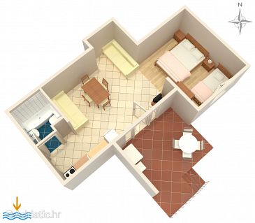 Studio flat AS-4688-a - Apartments Dubrovnik (Dubrovnik) - 4688