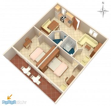 Apartment A-4801-a - Apartments Selce (Crikvenica) - 4801