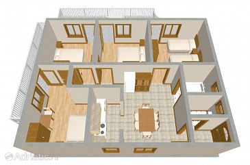Apartment A-482-a - Apartments Grebaštica (Šibenik) - 482