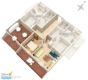 Apartment A-4882-e - Apartments Grebaštica (Šibenik) - 4882