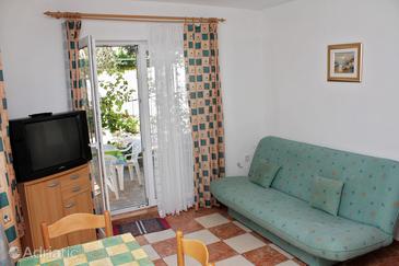 Living room Banjol, Living room u smještaju tipa apartment, dopusteni kucni ljubimci i WIFI.