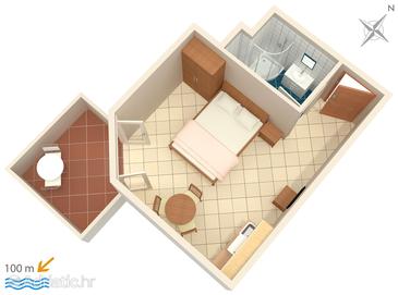Studio flat AS-4980-b - Apartments Barbat (Rab) - 4980