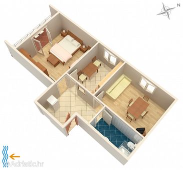 Apartment A-5048-b - Apartments Palit (Rab) - 5048