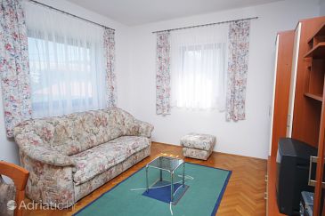 Living room Murter, Living room u smještaju tipa apartment, dostupna klima, dopusteni kucni ljubimci i WIFI.