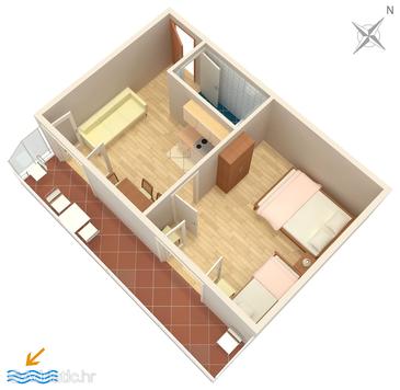 Apartment A-5198-d - Apartments Gradac (Makarska) - 5198