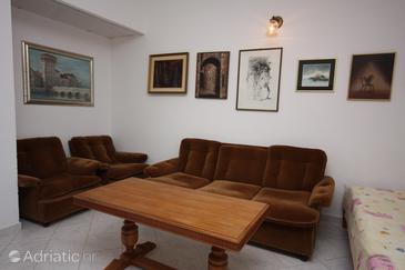 Living room Nečujam, Living room u smještaju tipa apartment, dopusteni kucni ljubimci.