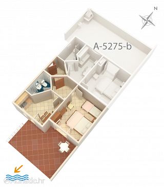 Apartment A-5275-a - Apartments Duće (Omiš) - 5275