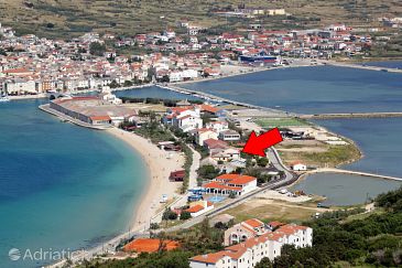 Property - Apartments 528 Property Pag (Pag) - Accommodation 528 - Apartments near sea with pebble beach.