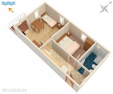 Apartment A-5297-a - Apartments Njivice (Krk) - 5297