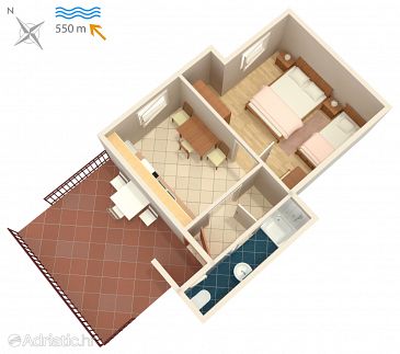 Apartment A-5303-b - Apartments and Rooms Malinska (Krk) - 5303