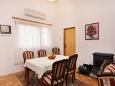 Dining room Malinska, Dining room u smještaju tipa apartment, dostupna klima, dopusteni kucni ljubimci i WIFI.
