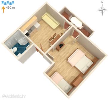 Apartment A-5355-a - Apartments Vantačići (Krk) - 5355
