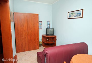 Living room Baška, Living room u smještaju tipa apartment, dopusteni kucni ljubimci.