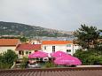 Balcony - view Baška, Balcony - view u smještaju tipa room, dopusteni kucni ljubimci.
