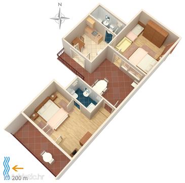 Apartment A-5481-a - Apartments and Rooms Selce (Crikvenica) - 5481