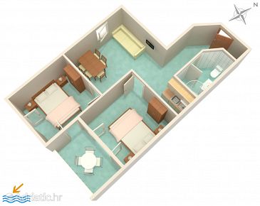 Apartment A-5631-b - Apartments Bol (Brač) - 5631