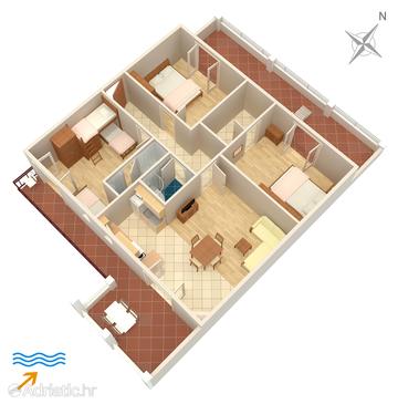 Apartment A-5703-b - Apartments Jelsa (Hvar) - 5703
