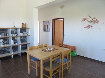 Dining room Bibinje, Dining room u smještaju tipa apartment, dopusteni kucni ljubimci i WIFI.