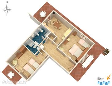 Apartment A-5804-a - Apartments Zadar - Diklo (Zadar) - 5804