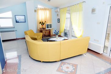 Living room Zadar - Diklo, Living room u smještaju tipa apartment, dostupna klima i WIFI.