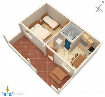 Apartment A-5946-b - Apartments Vinišće (Trogir) - 5946