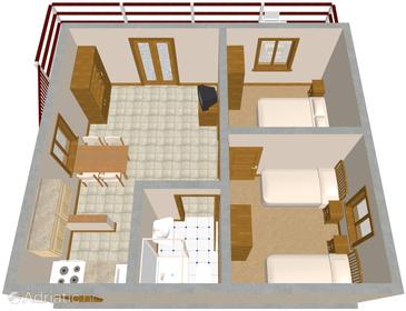 Apartment A-595-b - Apartments Mudri Dolac (Hvar) - 595