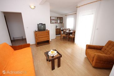 Living room Ražanac, Living room u smještaju tipa apartment, dopusteni kucni ljubimci i WIFI.