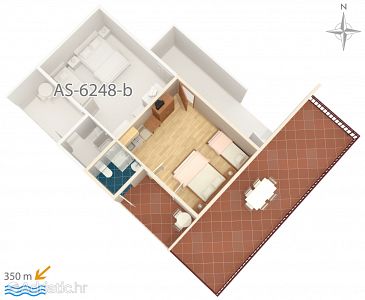 Studio flat AS-6248-a - Apartments and Rooms Biograd na Moru (Biograd) - 6248