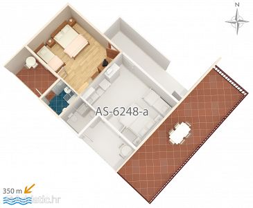Studio flat AS-6248-b - Apartments and Rooms Biograd na Moru (Biograd) - 6248