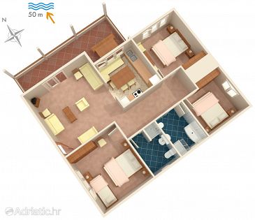 Apartment A-627-a - Apartments Prigradica (Korčula) - 627