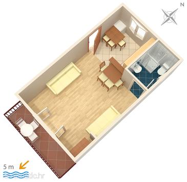 Studio flat AS-630-a - Apartments Podobuče (Pelješac) - 630